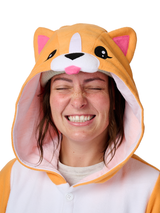 Corgi Kigurumi Adult Onesie Costume Pajamas Hood KIGU-KG-052