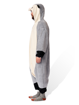 Possum Animal Kigurumi Adult Onesie Costume Pajamas Side KIGU-KG-001
