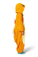 Charmander Character Pokemon Kigurumi Kids Onesie Costume Pajamas Side 2