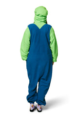 Luigi Character Kigurumi Adult Onesie Costume Pajama Back