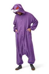 Gengar X-Tall Character Pokemon Kigurumi Adult Onesie Costume Pajamas Main 2