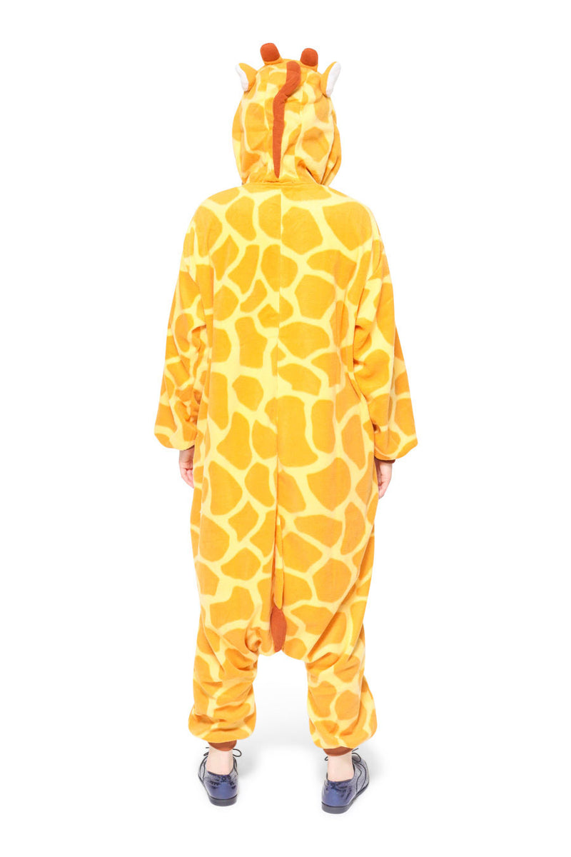 Giraffe Animal Kigurumi Adult Onesie Costume Pajamas Back