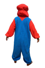 Mario Character Kigurumi Onesie Costume Pajamas Back