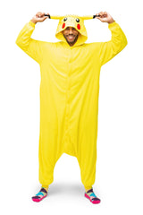 Pikachu X-Tall Character Pokemon Kigurumi Adult Onesie Costume Pajamas Main 2