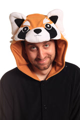 Red Panda X-Tall Animal Kigurumi Adult Onesie Costume Pajamas Hood
