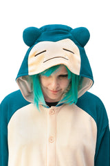 Snorlax Character Pokemon Kigurumi Adult Onesie Costume Pajamas Hood