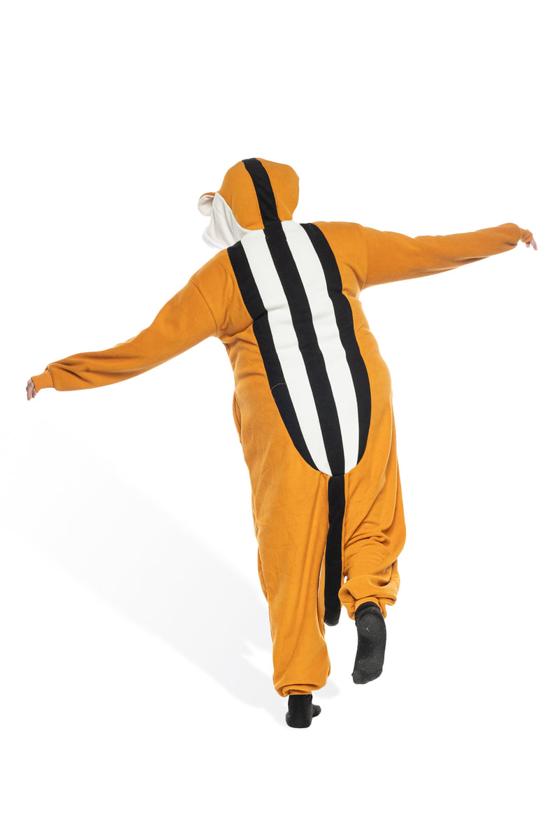 Chipmunk By Panda Parade Animal Kigurumi Adult Onesie Costume Pajamas Back