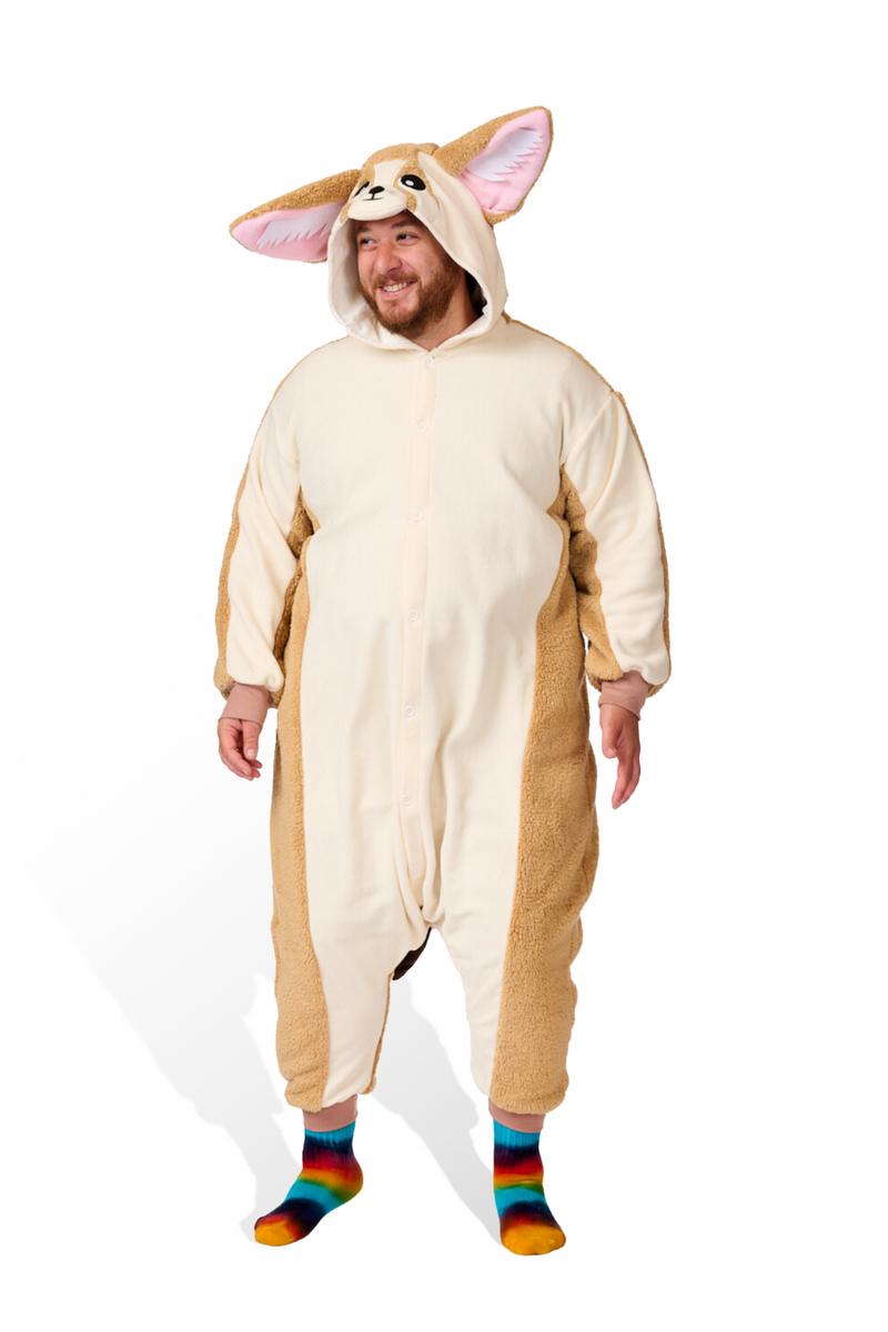 Fennec Fox Kigurumi Adult Animal Onesie Costume Pajama By KIGURUMI.COM Regular