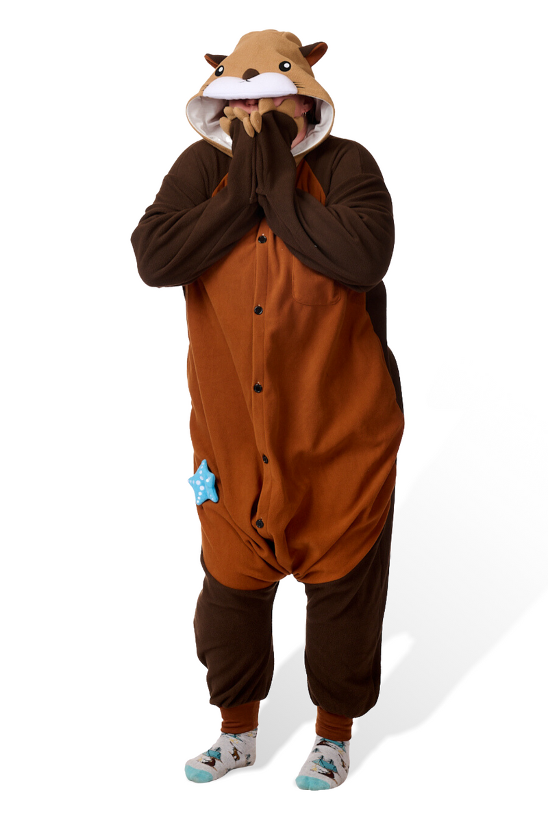 Sea Otter Kigurumi Adult Animal Onesie Costume Pajama By KIGURUMI.COM