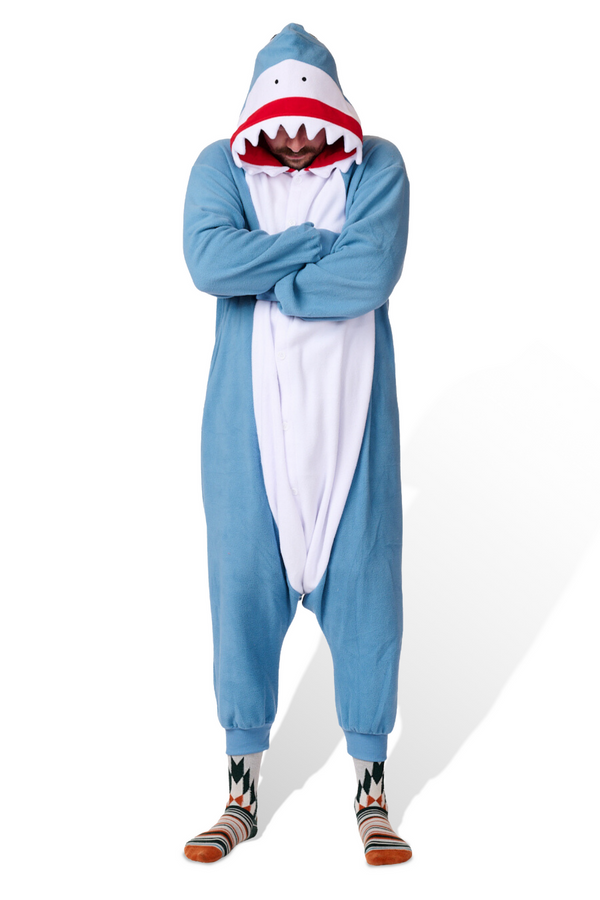 Shark Kigurumi Adult Animal Onesie Costume Pajama By KIGURUMI.COM