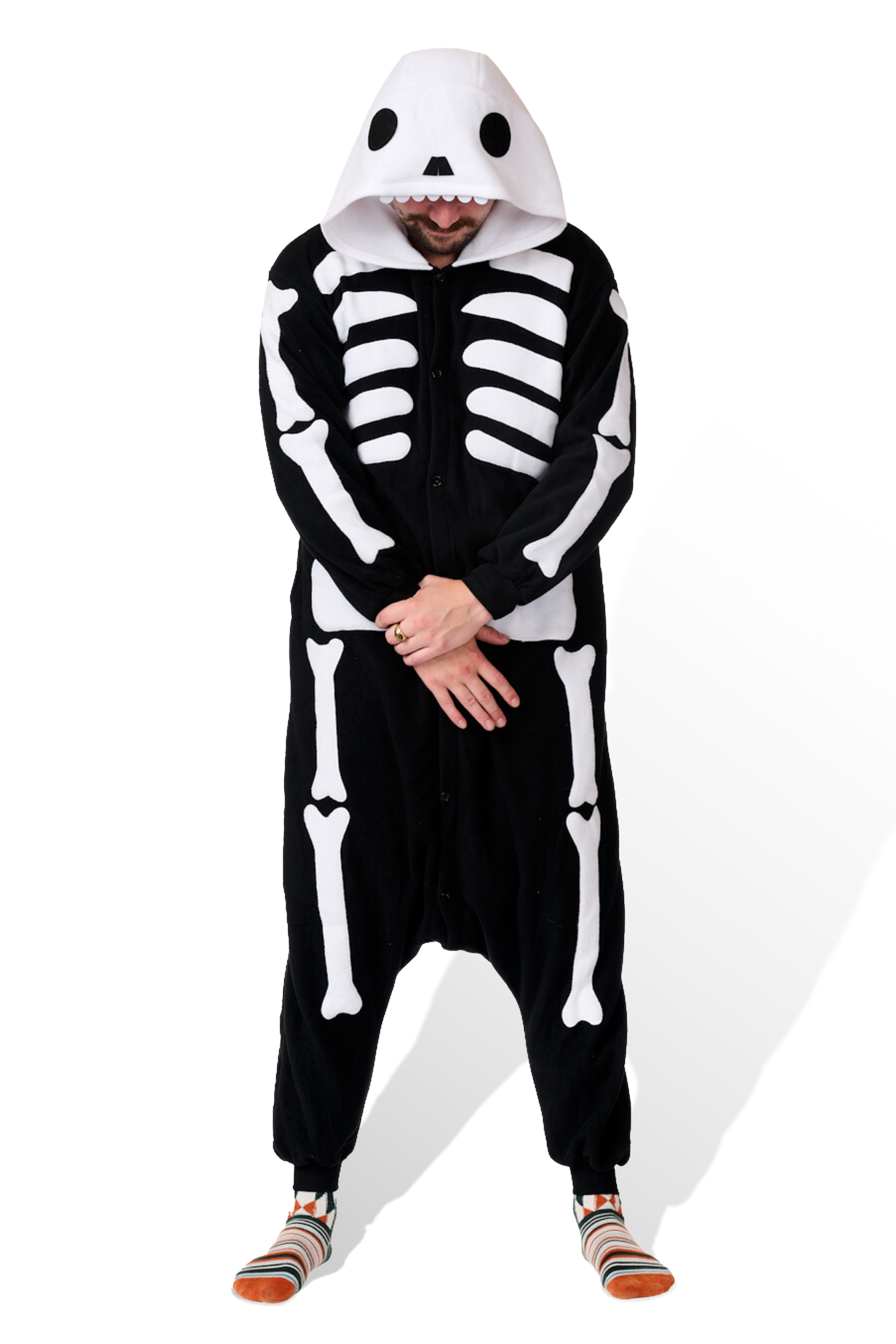 Skeleton shop onesie adult