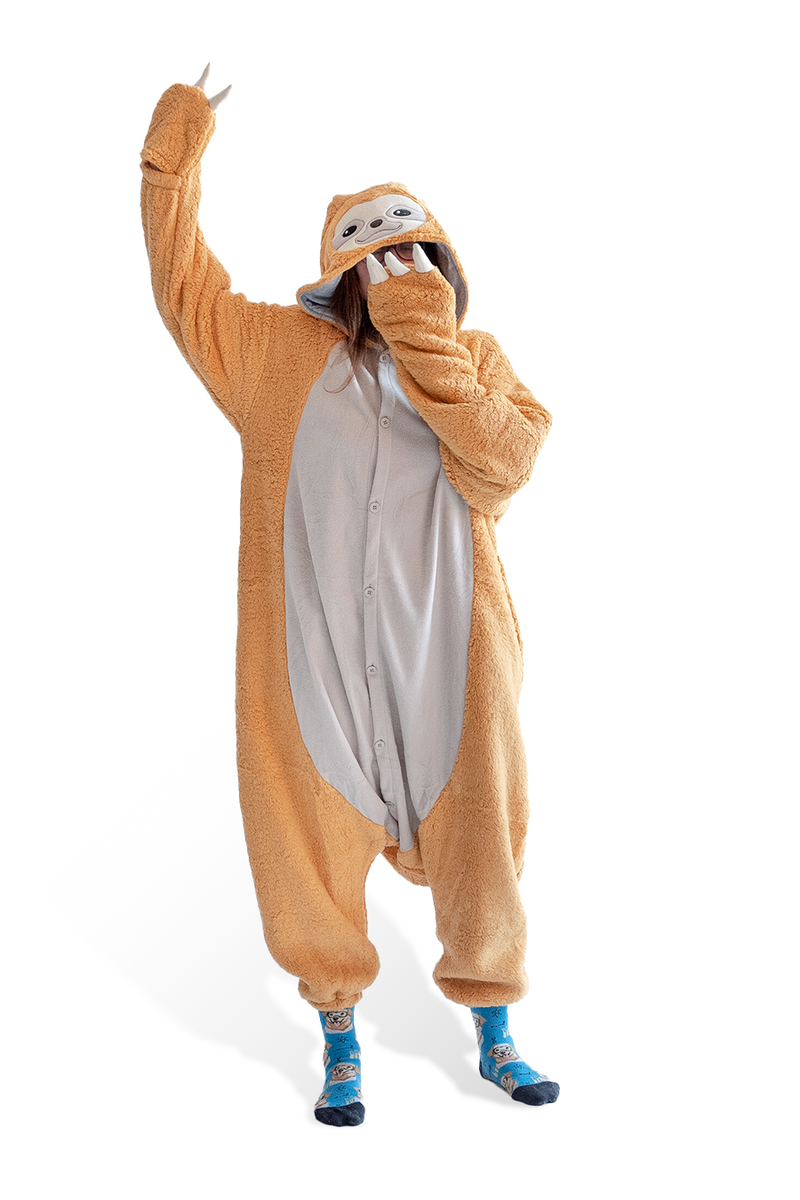 Sloth Kigurumi Adult Animal Onesie Costume Pajama By KIGURUMI.COM Regular