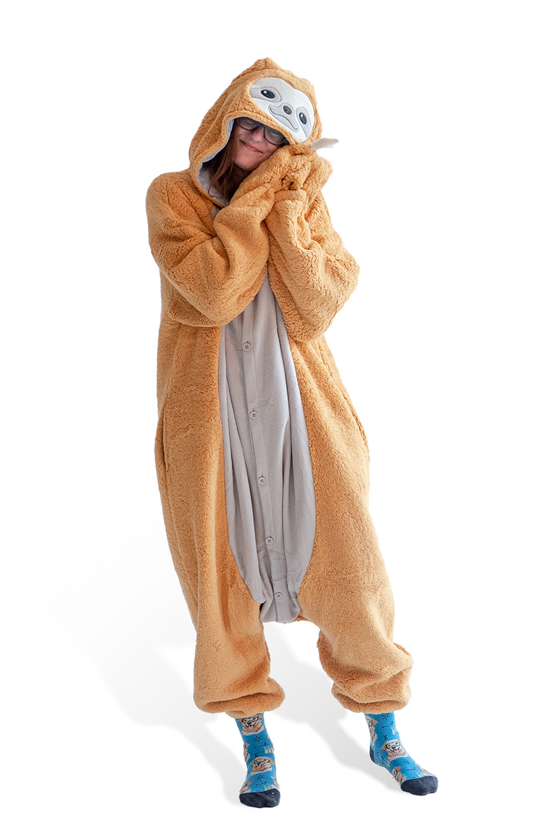 Plus size sloth pajamas sale