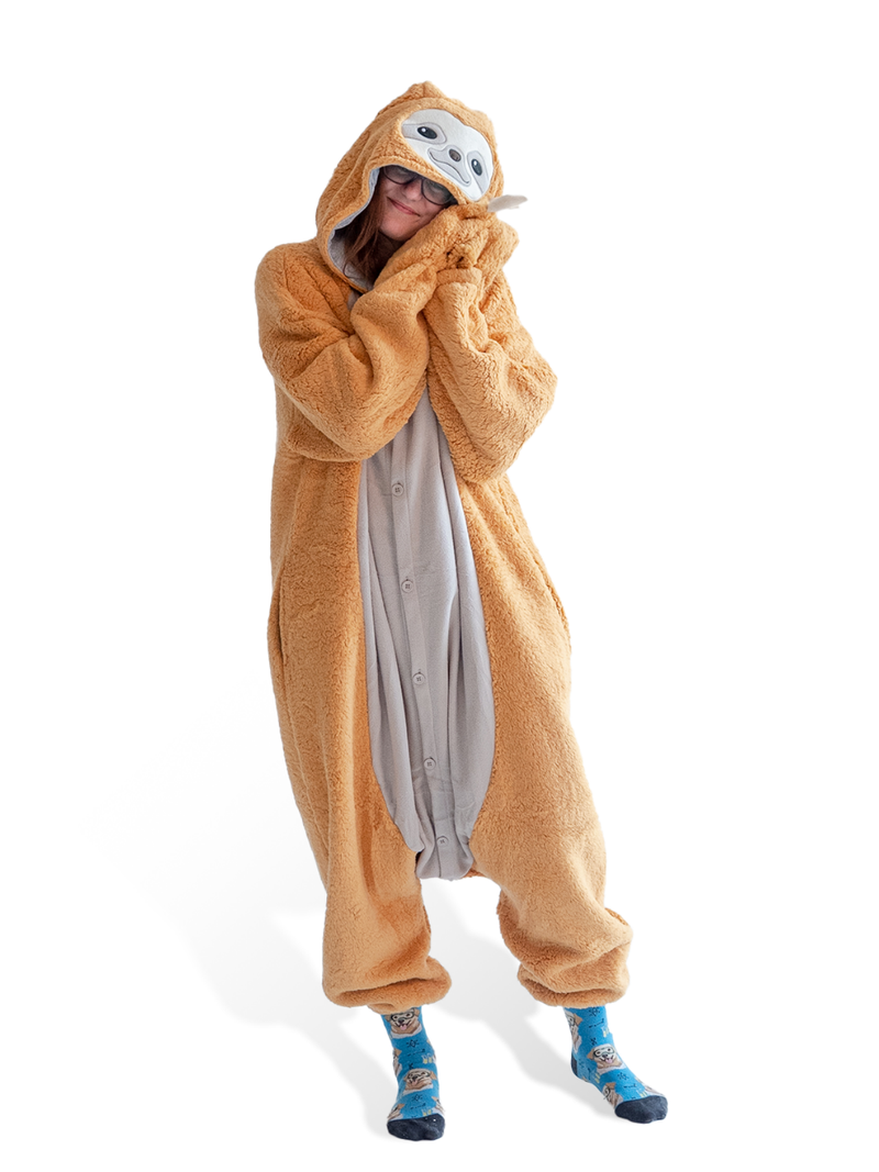 Sloth Kigurumi X-Tall Adult Animal Onesie Costume Pajama By