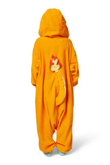 Charmander Character Pokemon Kigurumi Kids Onesie Costume Pajamas Back