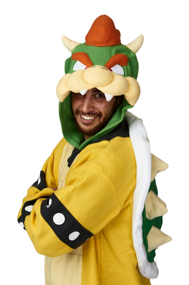 Bowser Character Kigurumi Adult Onesie Costume Pajamas Hood