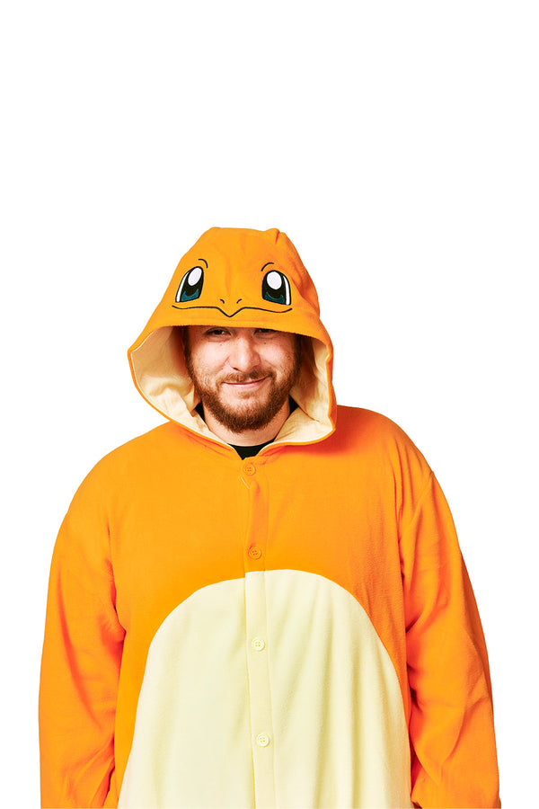 Charmander X-Tall Character Pokemon Kigurumi Adult Onesie Costume Pajamas Hood