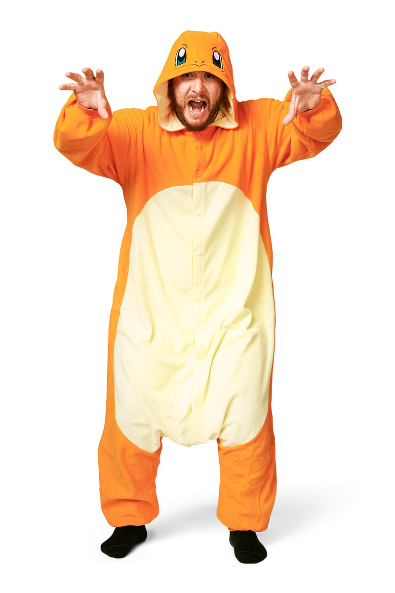 Charmander X-Tall Pokemon Character Kigurumi Adult Onesie Costume Pajamas Main
