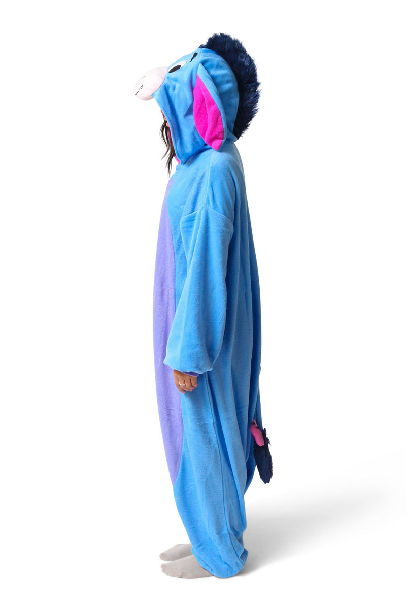 Eeyore Character Kigurumi Adult Onesie Costume Pajamas Side