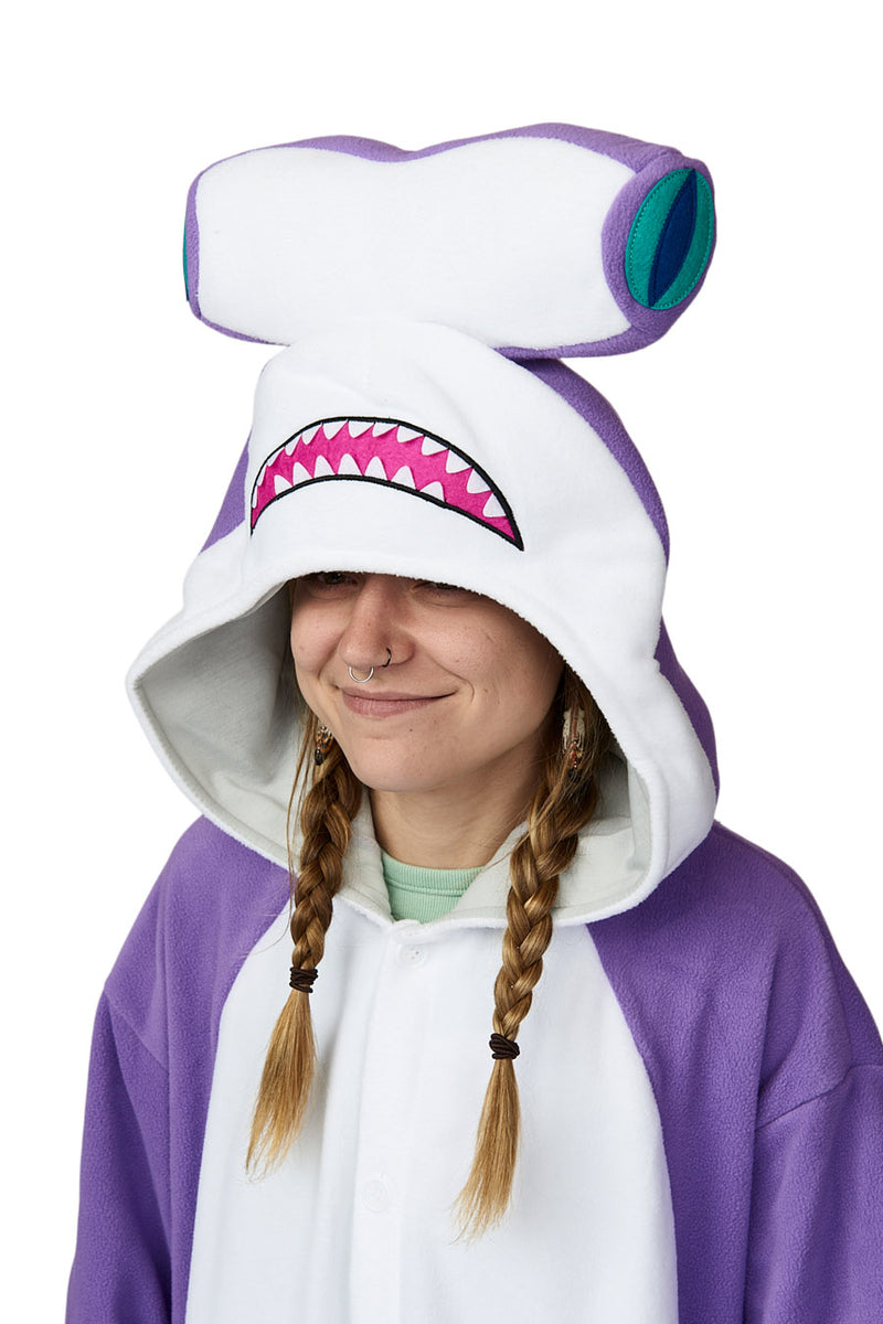 Hammerhead Shark Kigurumi Adult Animal Onesie Costume Pajama By SAZAC