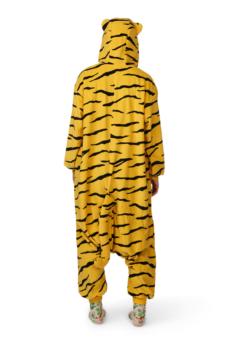 Tiger Animal Kigurumi Adult Onesie Costume Pajamas Back