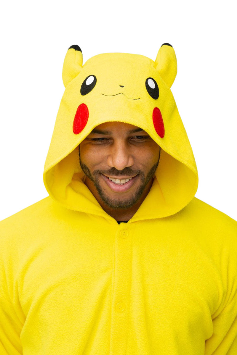 Pikachu X-Tall Character Pokemon Kigurumi Adult Onesie Costume Pajamas Hood