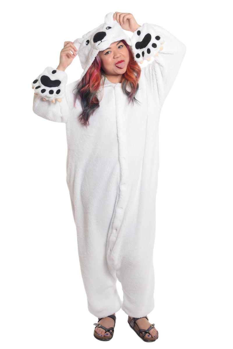 Polar Bear Kigurumi Adult Animal Onesie Costume Pajama By SAZAC