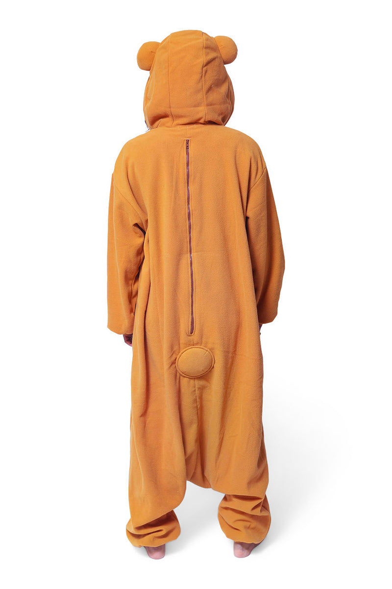 Rilakkuma Character Kigurumi Adult Onesie Costume Pajamas Back