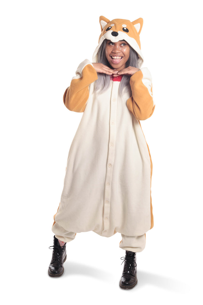 Shiba Dog Animal Kigurumi Adult Onesie Costume Pajamas Main 2