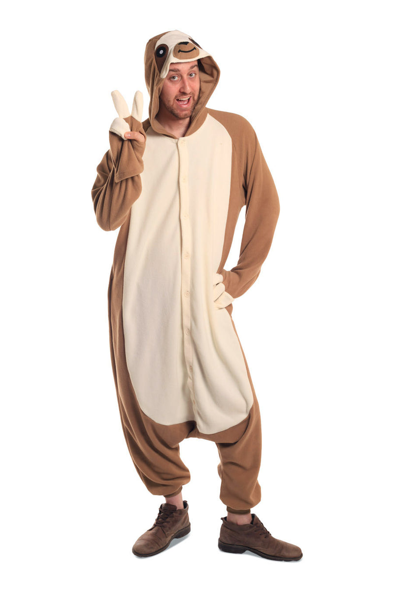 Sloth X-Tall Animal Kigurumi Adult Onesie Costume Pajamas Main